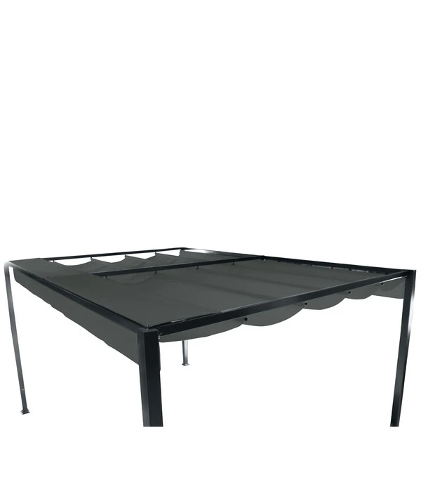 Siena Garden Sonnendach Sky, Anthrazit, Ca. B400/T300 Cm 7 Siena Garden Sonnendach Sky, Anthrazit, Ca. B400/T300 Cm – Bild 5